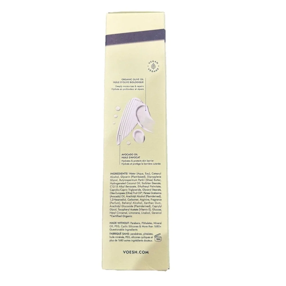 NIB Voesh Velvet Luxe Vegan Body & Hand Cream Lotion Green Tea 3 oz